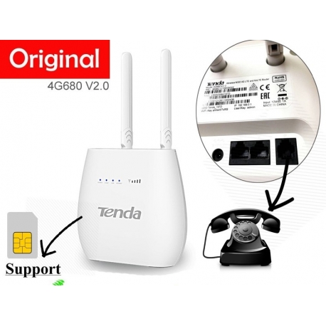 Modem Router con ingresso sim 4G e uscite LAN - TENDA 4G680
